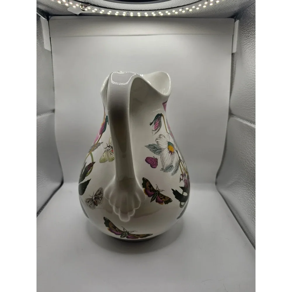 Portmeirion Botanic Garden Pitcher Helleborus Niger Christmas Rose Floral 8.5in